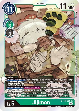 Jijimon - BT11-056 - Super Rare available at 401 Games Canada
