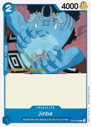 Jinbe (Super Pre-Release) - ST03-006 - Common available at 401 Games Canada