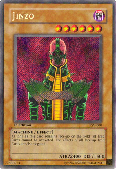 Jinzo - PSV-000 - Secret Rare - 1st Edition available at 401 Games Canada