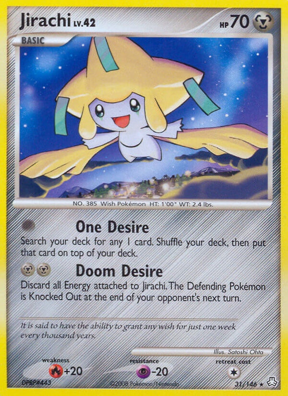 Jirachi - 31/146 - Rare available at 401 Games Canada