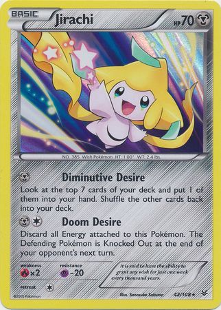 Jirachi - 42/108 - Holo Rare available at 401 Games Canada