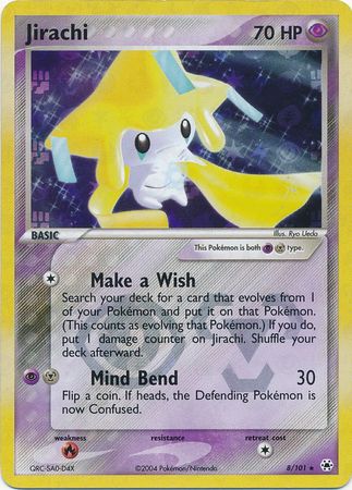 Jirachi - 8/101 - Holo Rare - Reverse Holo available at 401 Games Canada