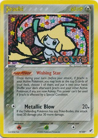 Jirachi - 9/107 - Holo Rare - Reverse Holo available at 401 Games Canada