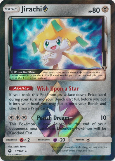 Jirachi Prism Star - 97/168 - Holo Rare available at 401 Games Canada