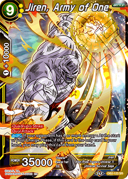 Jiren, Army of One - DB2-123 - Super Rare available at 401 Games Canada