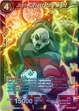 Jiren, Devastating Might - BT14-016 - Rare (FOIL) available at 401 Games Canada