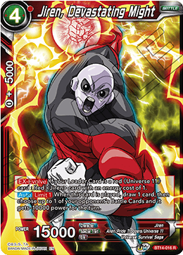 Jiren, Devastating Might - BT14-016 - Rare available at 401 Games Canada