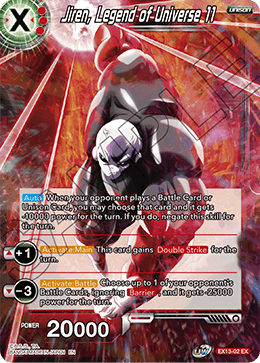 Jiren, Legend of Universe 11 - EX13-02 - Expansion Rare available at 401 Games Canada