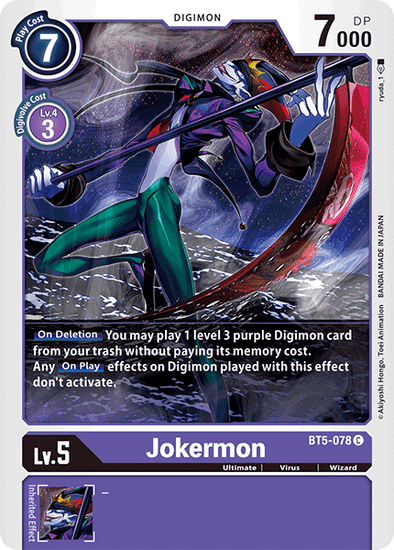 Jokermon - BT5-078 - Common available at 401 Games Canada