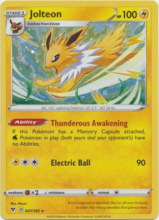 Jolteon - 047/185 - Alternate Holo - Promo available at 401 Games Canada