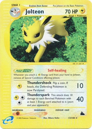 Jolteon - 13/144 - Rare - Reverse Holo available at 401 Games Canada