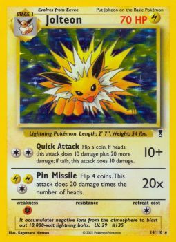 Jolteon - 14/110 - Holo available at 401 Games Canada