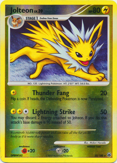 Jolteon - 23/100 - Rare - Reverse Holo available at 401 Games Canada