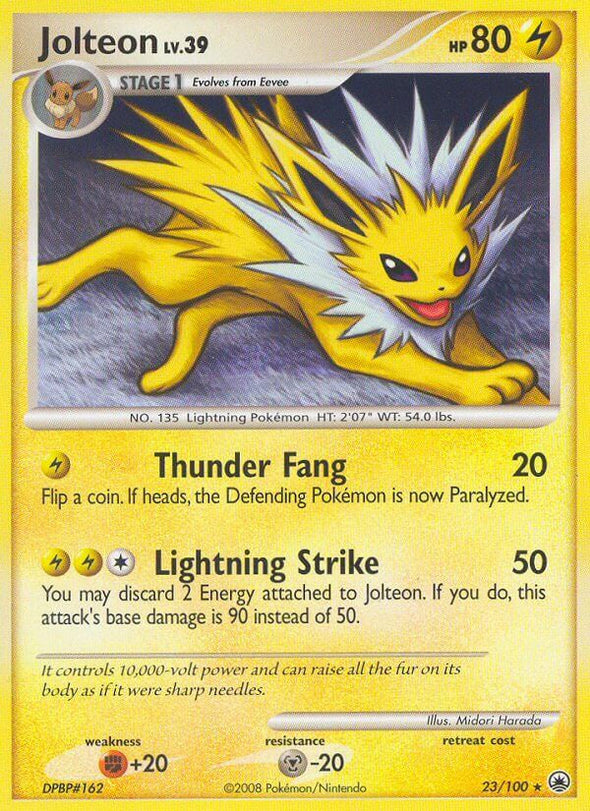 Jolteon - 23/100 - Rare available at 401 Games Canada