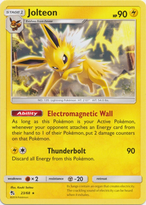 Jolteon - 23/68 - Rare available at 401 Games Canada