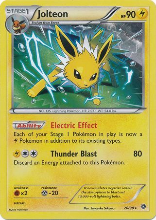 Jolteon - 26/98 - Holo Rare available at 401 Games Canada