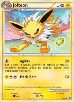 Jolteon - 28/90 - Uncommon available at 401 Games Canada