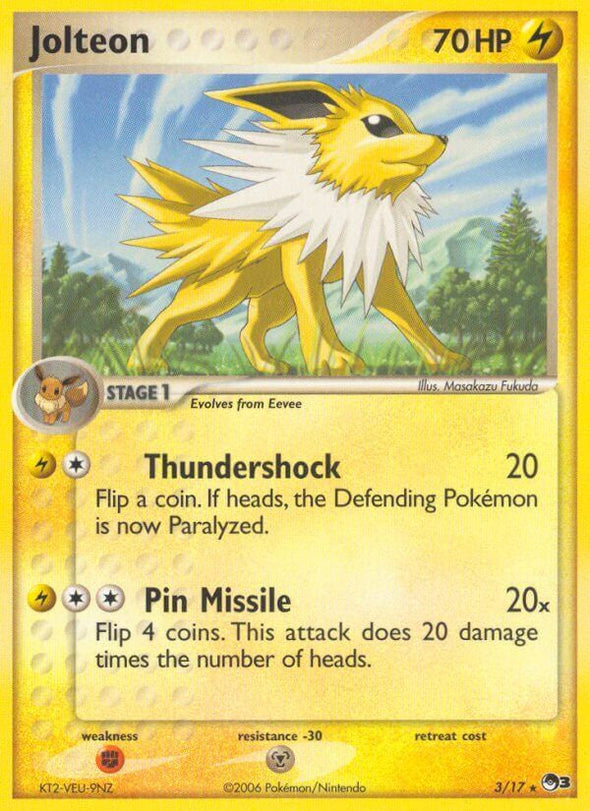 Jolteon - 3/17 - Rare available at 401 Games Canada