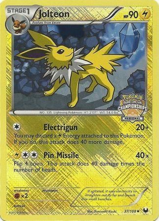 Jolteon - 37/108 - Promo (Regional Championships 2012-13) available at 401 Games Canada