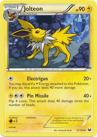 Jolteon - 37/108 - Uncommon available at 401 Games Canada