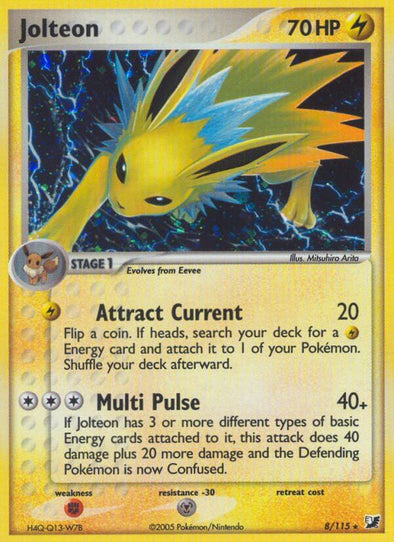 Jolteon - 8/115 - Holo Rare available at 401 Games Canada