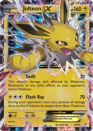 Jolteon EX - 28/83 - Ultra Rare available at 401 Games Canada