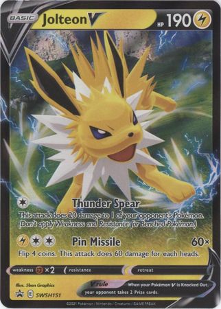 Jolteon V - SWSH151 - Promo available at 401 Games Canada