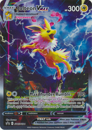 Jolteon VMAX - SWSH184 - Alternate Art Promo available at 401 Games Canada