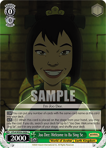 Joo Dee: Welcome to Ba Sing Se - ATLA/WX04-E040b - Common available at 401 Games Canada