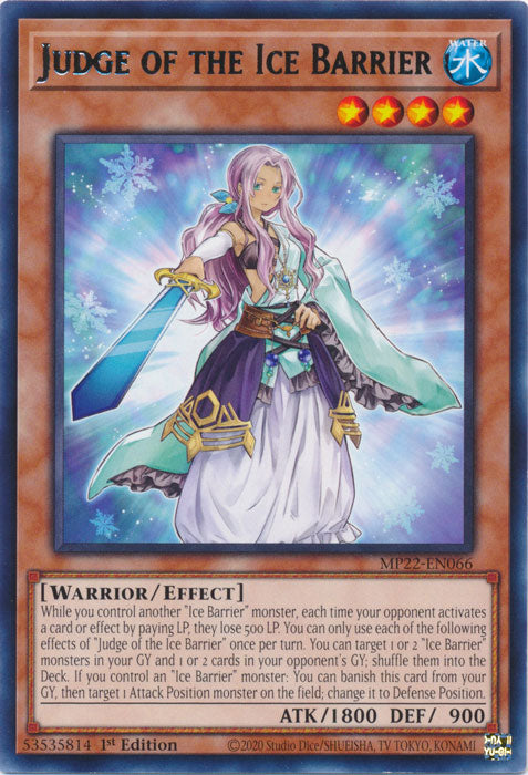 Judge of the Ice Barrier - MP22-EN066 - Rare - 1st Edition available at 401 Games Canada