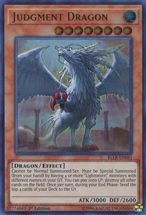 Judgment Dragon - BLLR-EN041 - Ultra Rare - 1st Edition available at 401 Games Canada