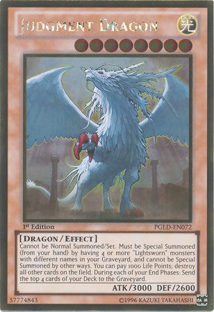 Judgment Dragon - PGLD-EN072 - Gold Rare - 1st Edition available at 401 Games Canada