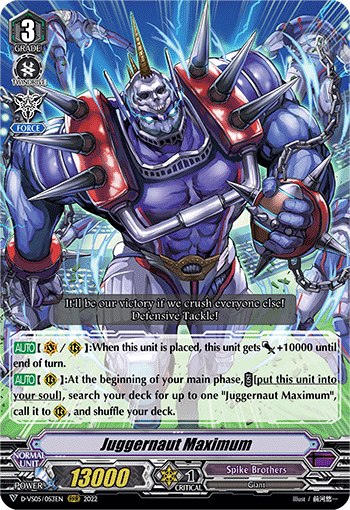 Juggernaut Maximum - D-VS05/053 - Triple Rare available at 401 Games Canada