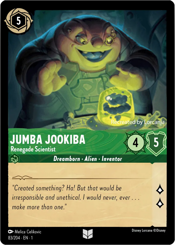 Jumba Jookiba (Renegade Scientist) - 83/204 - Uncommon available at 401 Games Canada