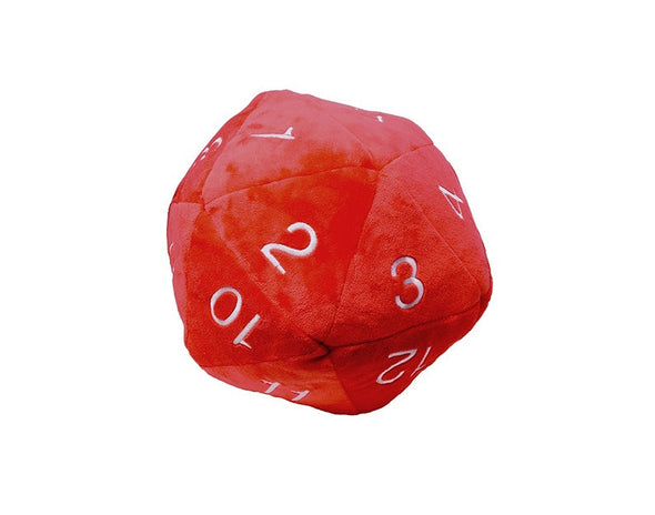 Jumbo Plush D20 - Red W/ White available at 401 Games Canada