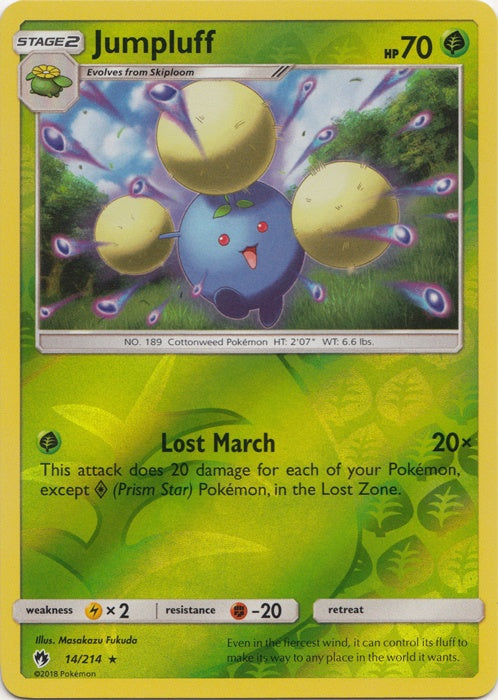 Jumpluff - 14/214 - Holo Rare - Reverse Holo available at 401 Games Canada