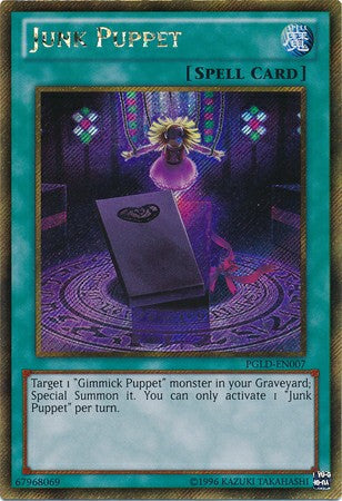 Junk Puppet - PGLD-EN007 - Gold Secret Rare - Unlimited available at 401 Games Canada