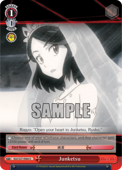 Junketsu - KLK/S27-E066 - Uncommon available at 401 Games Canada