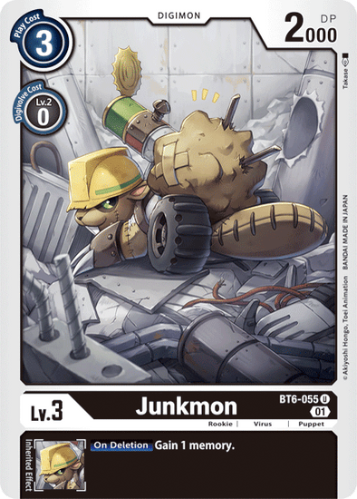 Junkmon - BT6-055 - Uncommon available at 401 Games Canada