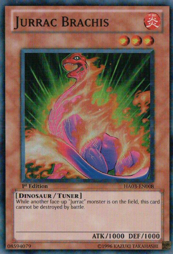 Jurrac Brachis - HA03-EN008 - Super Rare - 1st Edition available at 401 Games Canada