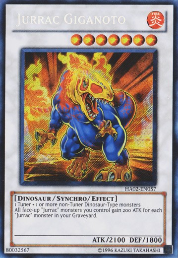 Jurrac Giganoto - HA02-EN057 - Secret Rare - Unlimited available at 401 Games Canada