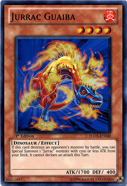 Jurrac Guaiba - HA03-EN040 - Super Rare - 1st Edition available at 401 Games Canada