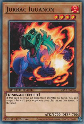 Jurrac Iguanon - SGX2-ENC06 - Common - 1st Edition available at 401 Games Canada