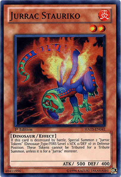 Jurrac Stauriko - HA03-EN041 - Super Rare - 1st Edition available at 401 Games Canada