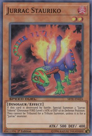 Jurrac Stauriko - SBTK-EN024 - Super Rare - 1st Edition available at 401 Games Canada