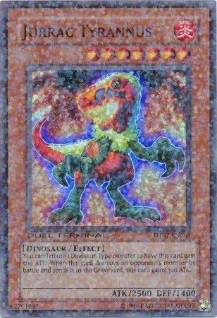 Jurrac Tyrannus - DT02-EN068 - Super Parallel Rare available at 401 Games Canada