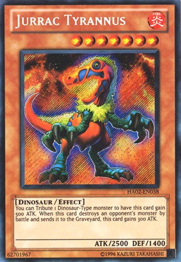 Jurrac Tyrannus - HA02-EN038 - Secret Rare - Unlimited available at 401 Games Canada