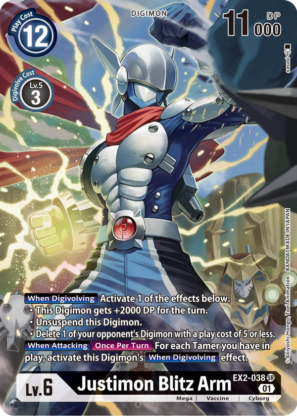 Justimon Blitz Arm (Alternate Art) - EX2-038 - Super Rare available at 401 Games Canada
