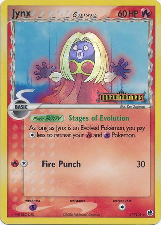 Jynx - 17/101 - Rare - Reverse Holo available at 401 Games Canada