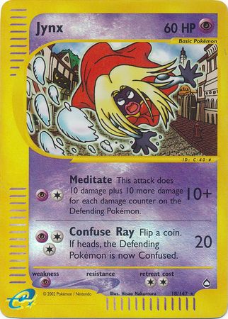 Jynx - 18/147 - Rare - Reverse Holo available at 401 Games Canada